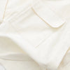 Women Fashion Front Knot Elastic Linen Cropped Shirts Vintage Short Sleeve Patch Pockets Female Blouses Blusa Chic Tops