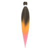 Pre-stretched Braids Synthetic Hair Professional Itch Free Hot Water Setting Fiber 30'' Ombre Yaki Texture Braid Hair Extensions