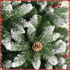 PVC Artificial Christmas Tree Spray White Pinecone Red Fruit Christmas Tree 1.2m-2.1m Christmas Party Atmosphere Home Decoration