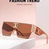 New 2024 Luxury Designer Square Sunglasses Women Fashion Trendy Punk Sun Glasses Ladies Gradient Shades Eyewear Oculos UV400