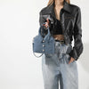 PU Square Compact Shoulder and Crossbody Bags Zipper Unique Design High Quality Hand Bags for Women 2025 Designer Style Bolso