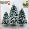 Artificial Christmas Tree PE+PVC Material Snow Spray Fusing Christmas Tree 120cm to 210cm Family Christmas Atmosphere Decoration