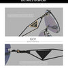 GCV Brand new Women 2 In 1 Polarized Sunglasses Anti blue light glasses butterfly frame multifunctional Medical applicability