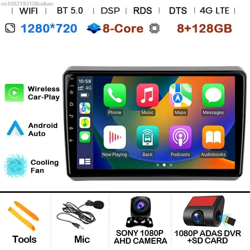 Car Radio Android 14 For Dodge Dart 2012 - 2016 GPS Carplay Multimedia Player DSP BT 2din Head Unit Audio Navigation Stereo Auto
