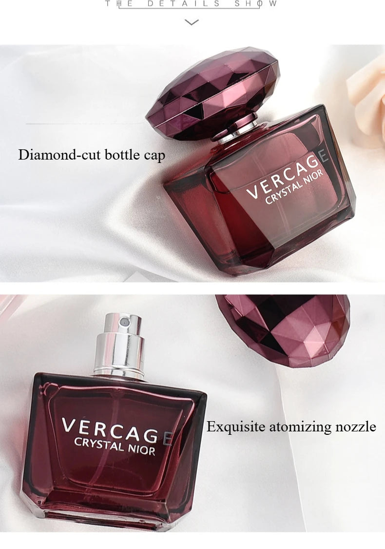 Osmanthus, Peony, and Pomegranate Fragrance Perfume for Women - Crystal Diamond Series, Light and Elegant Scent parfum