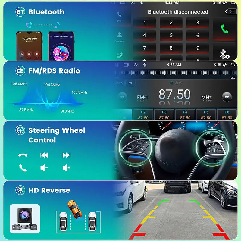 Android 14 Carplay Auto Car Radio GPS For Toyota Raize 1 2019 - 2023 For Daihatsu Rocky 2 2019 - 2021 RHD Stereo Player Video BT