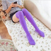 Sexy Black White Soild Color Long Socks Women Over Knee Thigh High Over The Knee Stockings Lolita Ladies Girls Warm Knee Socks