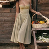 2024 Summer Sexy Spaghetti Strap Long Dresses Slim French Vintage Elegantes Style Suspender Party Dress Vestidos Robes Longues
