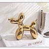 21cm Big Size Ceramic Balloon Dog Abstract Ornament Creative Sculpture Study Room Statue Home Office Accessories Decoration