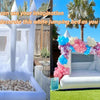 White Bounce House for Kids and Adults, Slide and Ball Pit, Outdoor PVC Jumper, Bouncy Castle, 15x15ft,With Aie Blower