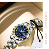 POEDAGAR Luxury Ladies Dress Watch Luminous Waterproof Week Date Woman Wristwatch Stainless Steel Women Quartz Watches reloj+box