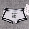 NEW Custom Underwear Girls Cotton Boyshorts Female Underwear Girls Gift Ladies Personalized Boxer Panties Breathable Women's