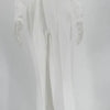 White Jumpsuit Women Overalls Elegant Lace Long One Piece High Waist Feather Y2k Sexy Wedding Party Night Evening Rompers