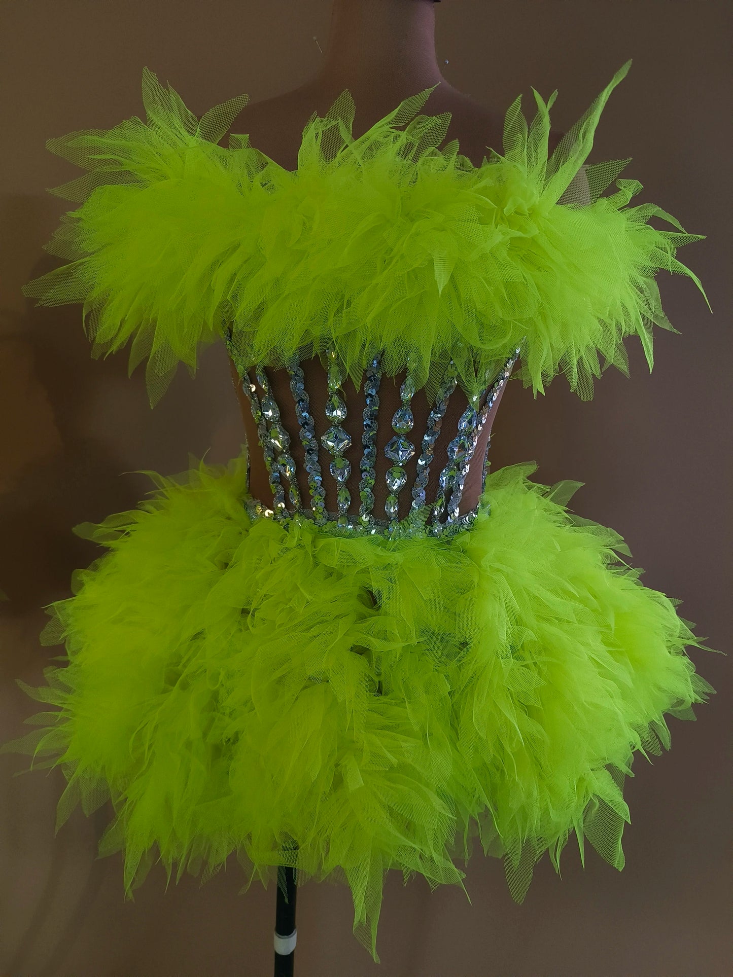 Ensemble haut et jupe sexy en dentelle, robe rose tendance, fête d'anniversaire, club dragqueen 303, performance  Y001