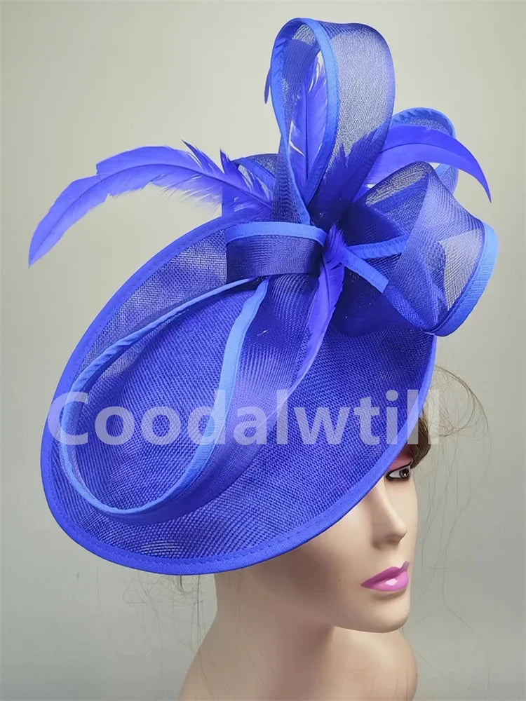 Mesh Fascinator Headpiece Women Formal Event Derby Headpiece Ladies Eleagnt Mariage Millinery Cap Fashion Wedding Fascinator Hat