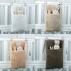 New Thick Plush Baby Crib Hanging Storage Bag Portable Double Pockets Newborn Cot Toy Organizer Bag Bed Headboard Storage Pouch