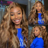 P4/27 Highlight Body Wave Bundles Brazilian Hair Weave Bundles Ombre Honey Brown Human Hair Bundles Remy Hair Extensions