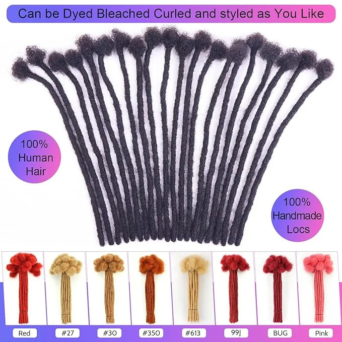 Human Hair Dreadlock Extentions Deep Goddess Human Hair Dread Loc Color Goddess Braids Hair For Black Goddes Loc Youmay Virgin