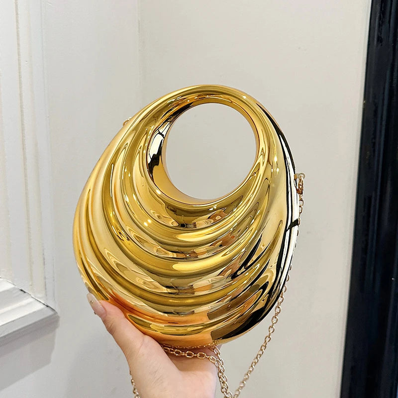 Acrylic Evening Clutch Bag Women Luxury Shoulder Bag Handbag And Crossbody Bags Fashion Party Prom Wedding Shiny Design Purse