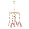 Baby Wooden Bed Bell Cartoon Rabbit Mobile Hanging Rattles Toy Hanger Crib Mobile Bed Bell Wood Toy Holder Arm Bracket Kid Gifts