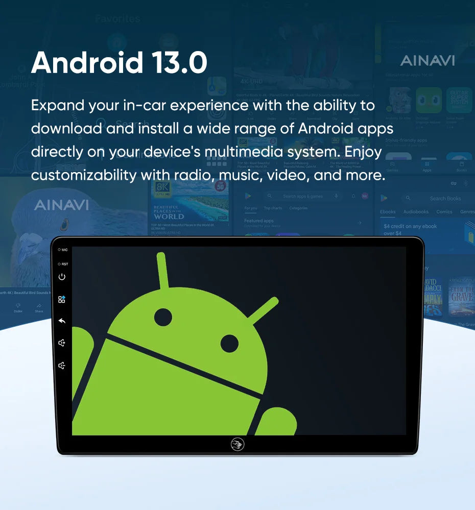 Ainavi Car Radio For Peugeot 307 CC 307CC 307SW 2002 - 2013 Wireless Carplay Android Auto Stereo Multimedia Player 4G 2 Din