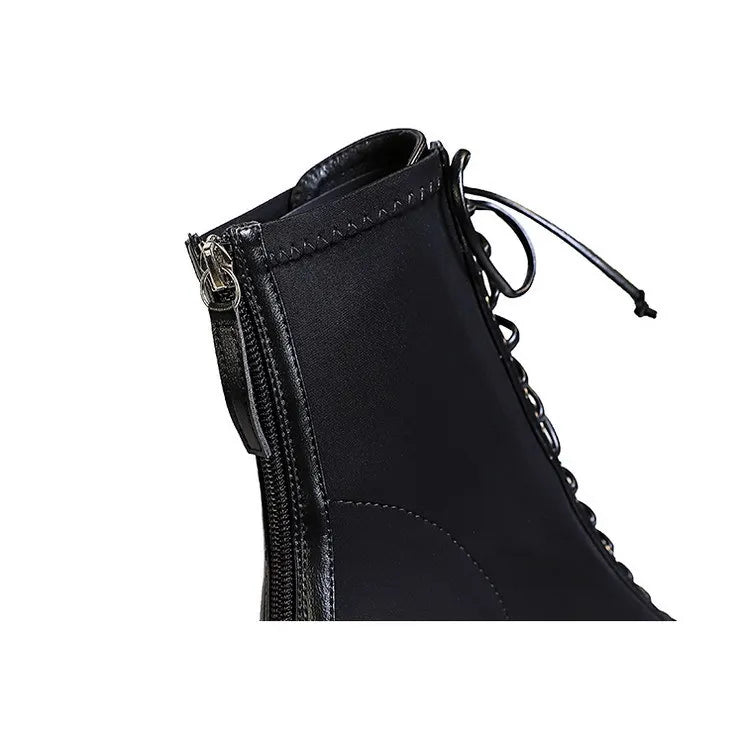 BIGTREE Shoes Cross Straps Sexy Women Boots Pointed Toe Stiletto High-heel Boots 2025 New Women's Ankle Boots Plus Size 42 43