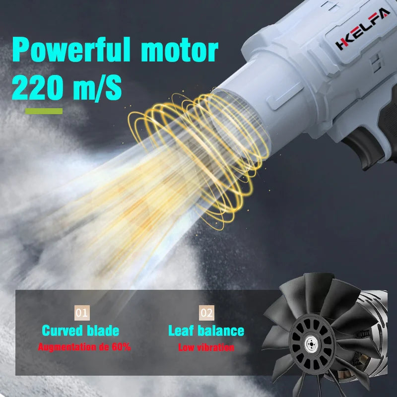 2000W  Electric Turbo Blowers 200m/s Jet Fan Portable Handheld Powerful Air Blower Violent Car Dryer Makita 18v Electric tool