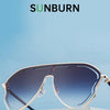 Oversized Hollow One-Piece Sunglasses Women Big Frame 2024 Luxury Brand Special-Shaped Sun Glasses For Ladies Eyewear Shades