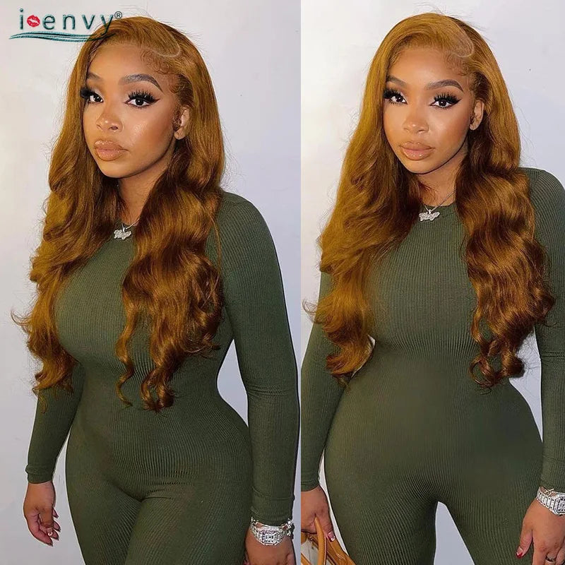 13X6 Ginger Blonde Lace Front Human Hair Wigs Red Burgundy 13x4 Body Wave Transparent HD Lace Frontal Wig Brown Lace Front Wig
