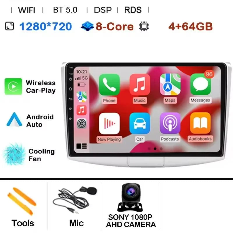 Android 14 For Volkswagen VW Passat B6 B7 CC 2007-2016 Carplay Radio Multimedia Player Auto Car Radio WIFI 4G GPS DSP48EQ 2din