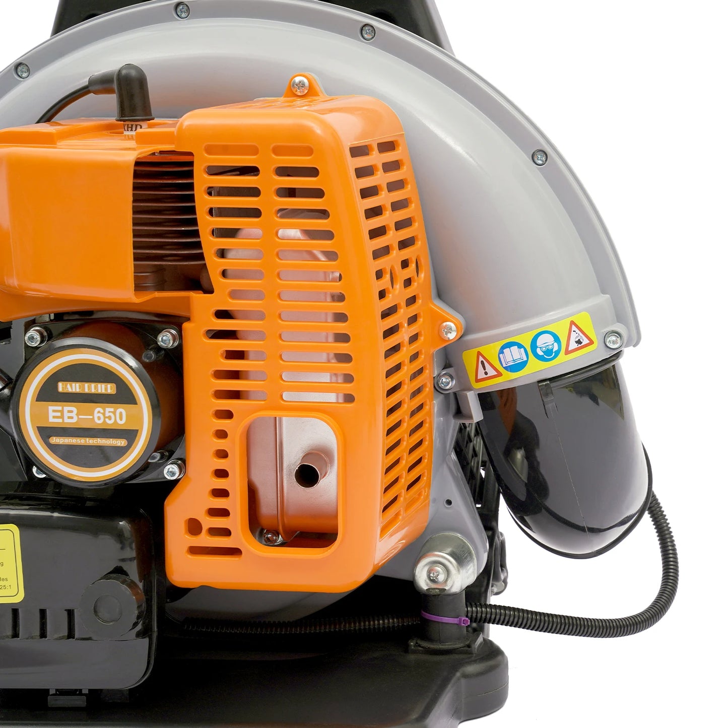 65CC 2 Stroke Petrol Backpack Leaf Air-cooled Blower Commercial Garden Yard Tool 2.7 kw 6800r/min