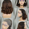 Loose Wave Human Hair Wigs for Black Women 1BT4 Color 13x4 HD Lace Frontal 200% Density Brazilian Fumi Human Hair Wigs