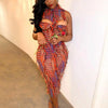 Weird Puss Sexy Hollow Dress Women Knit Colorful Tassel Backless Y2k Summer Trend Stretch Sleeveless Elastic Bodycon Clubwear