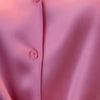 Spring Autumn Women's Solid Polo-Neck Blouses Button Up Elegant Loose Long Sleeve Clothes Office Ladies French Black Shirt Tops
