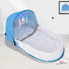 Baby Bed Folding Portable Baby Crib with Net and Awning Baby Nest Portable Baby Bed for Camping Infant Bed Bassinet for Baby