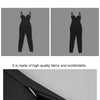 Black Sleeveless V-Neck Bandage Bodice Jumpsuit with Cut - Out Detail - Date Evening & Cocktail Party Outfit