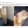 HD Transparent 613 Blonde Straight 200 Density 13x4 13x6 Lace Front Human Hair Wigs For Women Brazilian 360 Lace Frontal Wig