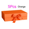 5Pcs Gift Box With Lid Personalized Bridesmaid Groomsmen Proposal Box With Ribbon Present Packaging Box Wedding Boxes