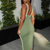 Weird Puss Summer Trend 2 Piece Set Women White Edging Strapless Tops+Shoulder Straps Dress Stretch Matching Streetwear Outfits