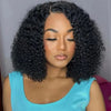 Loose Deep Wave Short Bob Human Hair Frontal Wigs Curly 13x4 4x4 Transparent Lace Front Wig 180 Density Brazilian Remy For Women