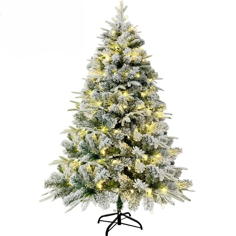 Artificial Christmas Tree PE+PVC Material Snow Spray Fusing Christmas Tree 120cm to 210cm Family Christmas Atmosphere Decoration