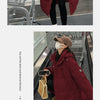 EVNISI Women Zipper Up Pockets Down Coat oversize Loose Coat Turtleneck Thicken Long Coat Women Casual Parkas 2024 Autumn Winter