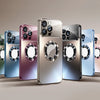 Luxury Glass Camera Lens For Magesafe Magnetic Wireless Charging Case For iPhone 11 12 13 14 15 16 Pro Max Plus Shockproof Cover