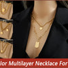 DIEYURO 316L Stainless Steel 3 Color Round Pendant Necklace Minimalist Style Beautiful Woman Jewelry Accessories On Neck 2021