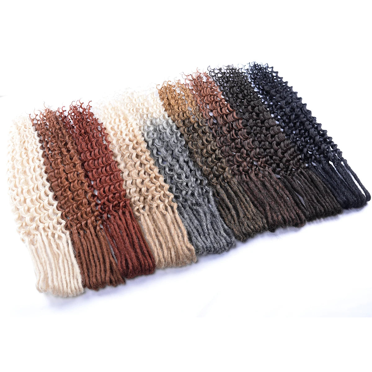 Handmade Dreadlocks Hair Extensions 24Inch Soft Crochet Dreadlock Braids Hair Synthetic Faux Locs Braids Hair For Women And Men