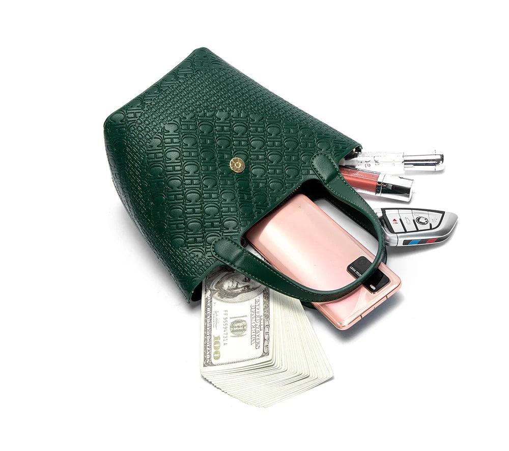 Retro Classic Women's Fashion Handbags Pure Color Design Metal Lock Buckle Accessories Ladies Shoulder Bags Minimalist Versatile