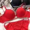 2 Pieces Sexy Underwear Set for Women Classic Cross Hollow Bra Sparkle Rhinestones Lingerie Deep V Push Up Brassiere Set