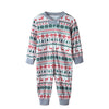 Christmas Family Matching Pajamas Set 2025 Mom Dad Kids Elk Print 2Pcs Clothes Baby Romper Family Look Soft Sleepwear Xmas Gift