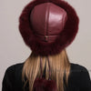 Hot Sale 100% natural Fox Fur Hat Women Cap Thick Fur Cap Winter Warm Hat Female Fashion For Women Hat With Earmuffs Hat