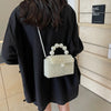 2024 Newest Handmade Pearl Knitting Evening Handbag Luxury Women's Snall Crossbody Bag High-end Hand-Woven Elegant Clutch Purses